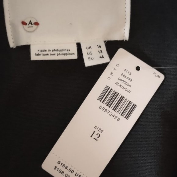 ANTHROPOLOGIE Structured Button Front Blazer Olive Green NWT Size 12 - Picture 15 of 16